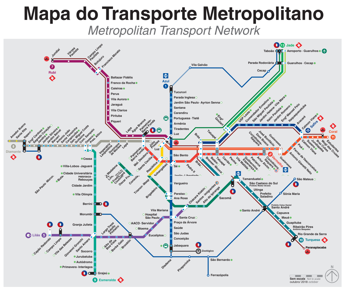 Mapa da Rede outubro 2018