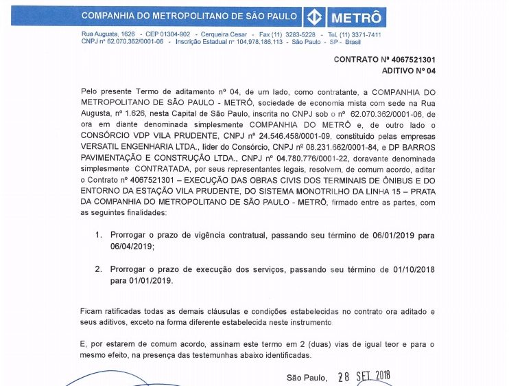 Terminal Vila Prudente da Linha 15